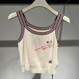 撞边线背心A1EFE311382 2024秋专柜正品 A1EFE3113 女装
