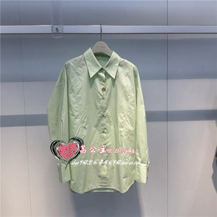 A1CAE235441 品质廓形衬衫 A1CAE2354太平鸟女装 2024夏专柜正品