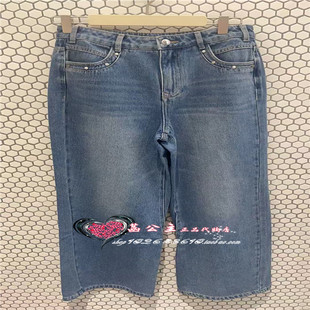 复古直筒牛仔裤 2024秋专柜正品 A1HAE312055 女装 A1HAE3120