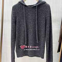 3FA232981-698 诗凡黎2024冬装新款国内代购正品连帽羊毛衫
