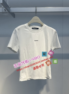 A1CNE2177太平鸟女装2024夏专柜正品修身针织衫A1CNE217781