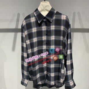 ROCOCO/洛可可女装专柜正品2025早秋新款格子衬衫50101KA1530-699