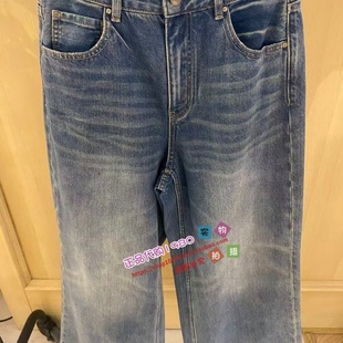 A1HAG1433 女装2026春专柜正品新款牛仔长裤A1HAG143355-799