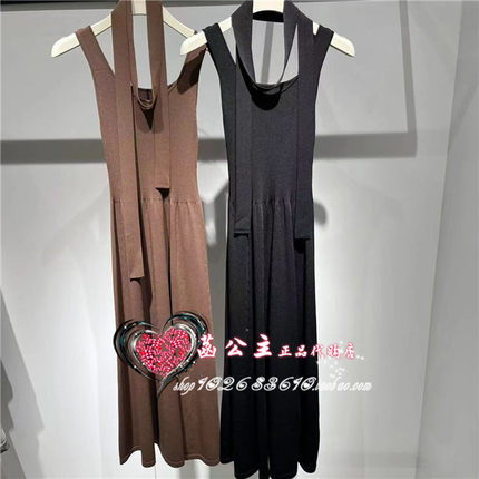 A1FAE3226 女装2024秋专柜正品纸片人连衣裙A1FAE322689