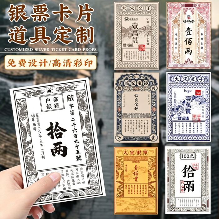 万岁山银票道具定制，戳客服优先图片