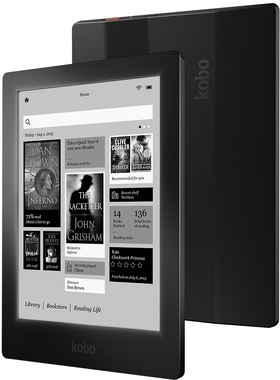 乐天KOBO Aura HD 6.8寸电子书阅读器 Eink 高清1080P带光电纸书