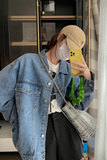 2026新款春装高工艺水洗牛仔外套现货w768p120k178，女装短外套，2D009