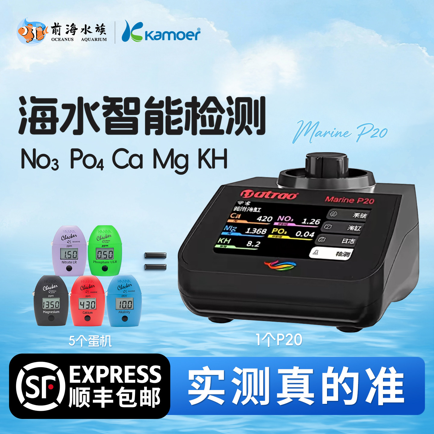 卡默尔P20自动海水检测仪钙镁KH图片