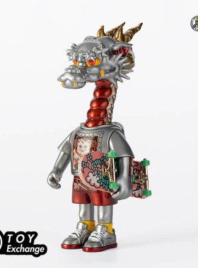 【玩具交易所】现货OFFART 阿壬人中之龙 喵式机龙潮玩公仔摆件