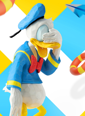 【玩具交易所】迪士尼 MGL TOYS POP SUNDAY 木雕家唐老鸭经典款