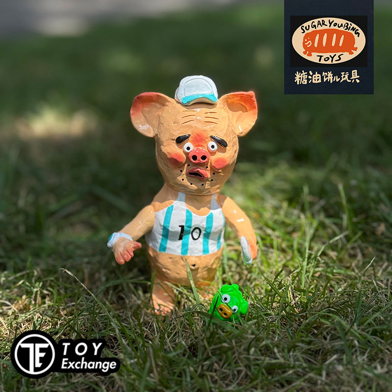 【玩具交易所】现货糖油饼儿猪颈肉 菠菜王子街头霸王潮玩公仔