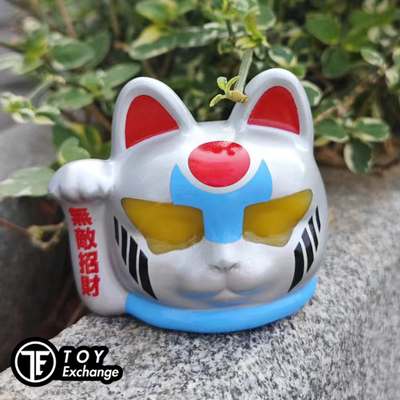 【玩具交易所】现货蜂光文创光之半身无敌招财猫发光潮玩公仔