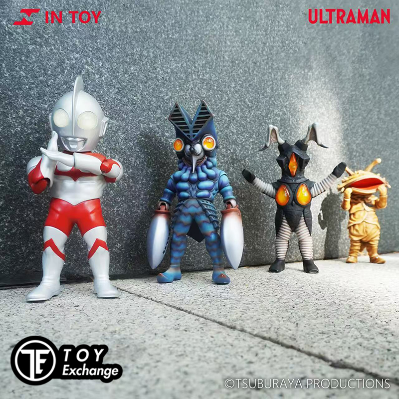 【玩具交易所】预售INTOY台湾软胶正版奥特曼圆谷巴尔坦星人公仔