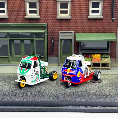 Liberty 1:64 爆改三轮车 赛事涂装 合金车模