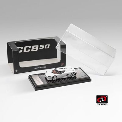 LCD 1:64 柯尼塞格Koenigsegg CC850 白色 合金汽车模型