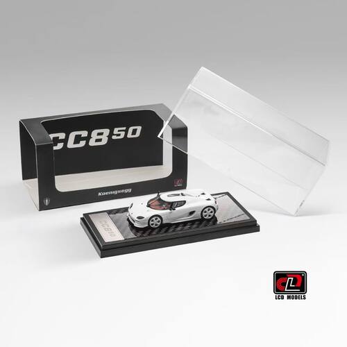 LCD 1:64 柯尼塞格Koenigsegg CC850 白色 合金汽车模型