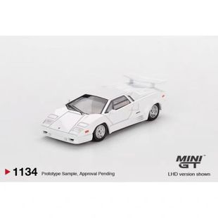 MINIGT 1:64 兰博基尼 康塔什 Countach 白色合金汽车模型1134