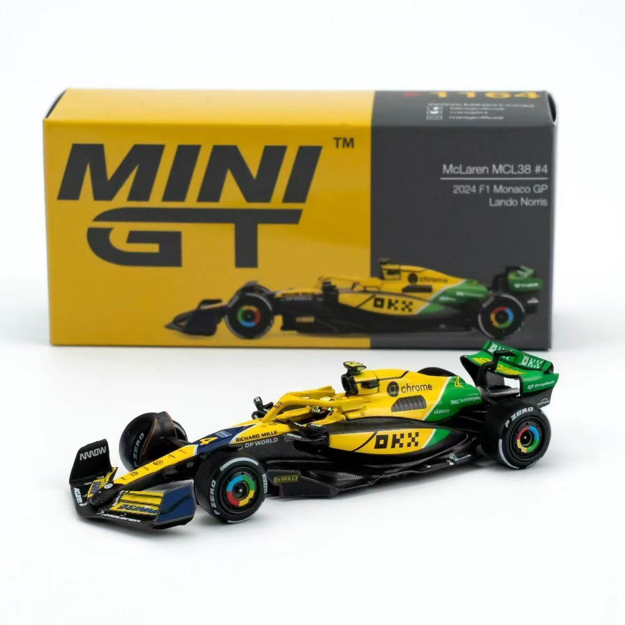 现货 MINIGT 1:64 迈凯轮MCL38 #4诺里斯 摩纳哥大奖赛F1 1164图片