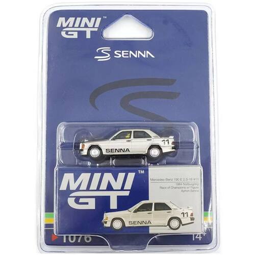 MINIGT 1:64  1076 奔驰 塞纳 Benz Senna 190E 合金汽车模型