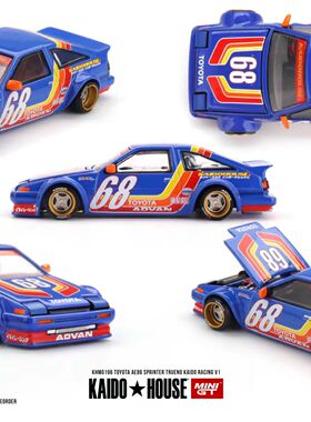 KaidoHOUSE MINIGT 1:64 合金车模 196号 Toyota AE86 Sprinter
