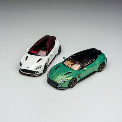 现货KING Model 1:64 阿斯顿马丁Vanquish Zagato猎装版 合金车模