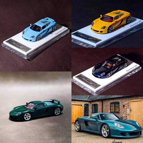 DeepMaker深匠 1:64 保时捷 卡雷拉 Carrera GT 树脂汽车模型收藏