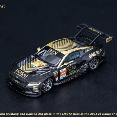 现货Elowen Art 1:64 福特 野马Mustang GT3 勒芒 合金车模