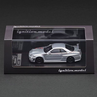 IG 1:64 日产NISMO R34 GT-R Z-tune 合金车模型收藏摆件