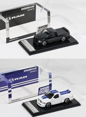 现货ShoomGCD 1:64 道奇公羊RAM SRT10皮卡 合金汽车模型收藏摆件