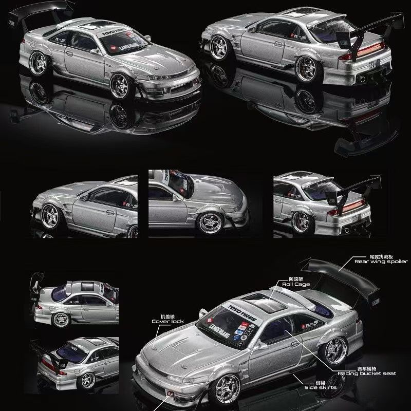 MORTAL64 1:64 Nissan Silvia S14 V1 CAMBERGANG 1.0  合金车模图片