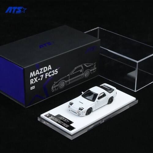 ATS 1:64 马自达RX-7 FC3S 翻灯版 高桥凉介仿真合金汽车模型收藏