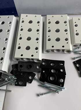 气动元件4V210电磁阀汇流板200M2F 200M3F 200M4F 5F6F7F8F9F10F