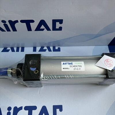 原装亚德客AIRTAC气缸SC40X25X50X75X80X100X125X150X160X175-S