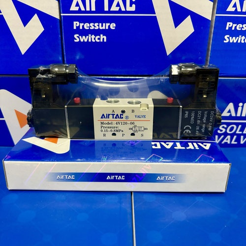 AirTAC 亚德客原装正品现货电磁阀 4V12006B 4V120-06DC24V