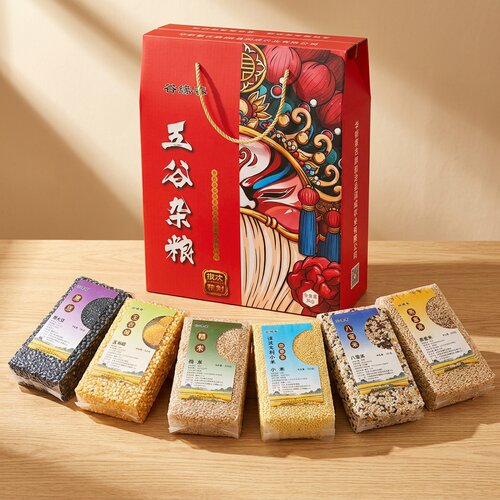 中国风五谷杂粮礼盒3kg家用