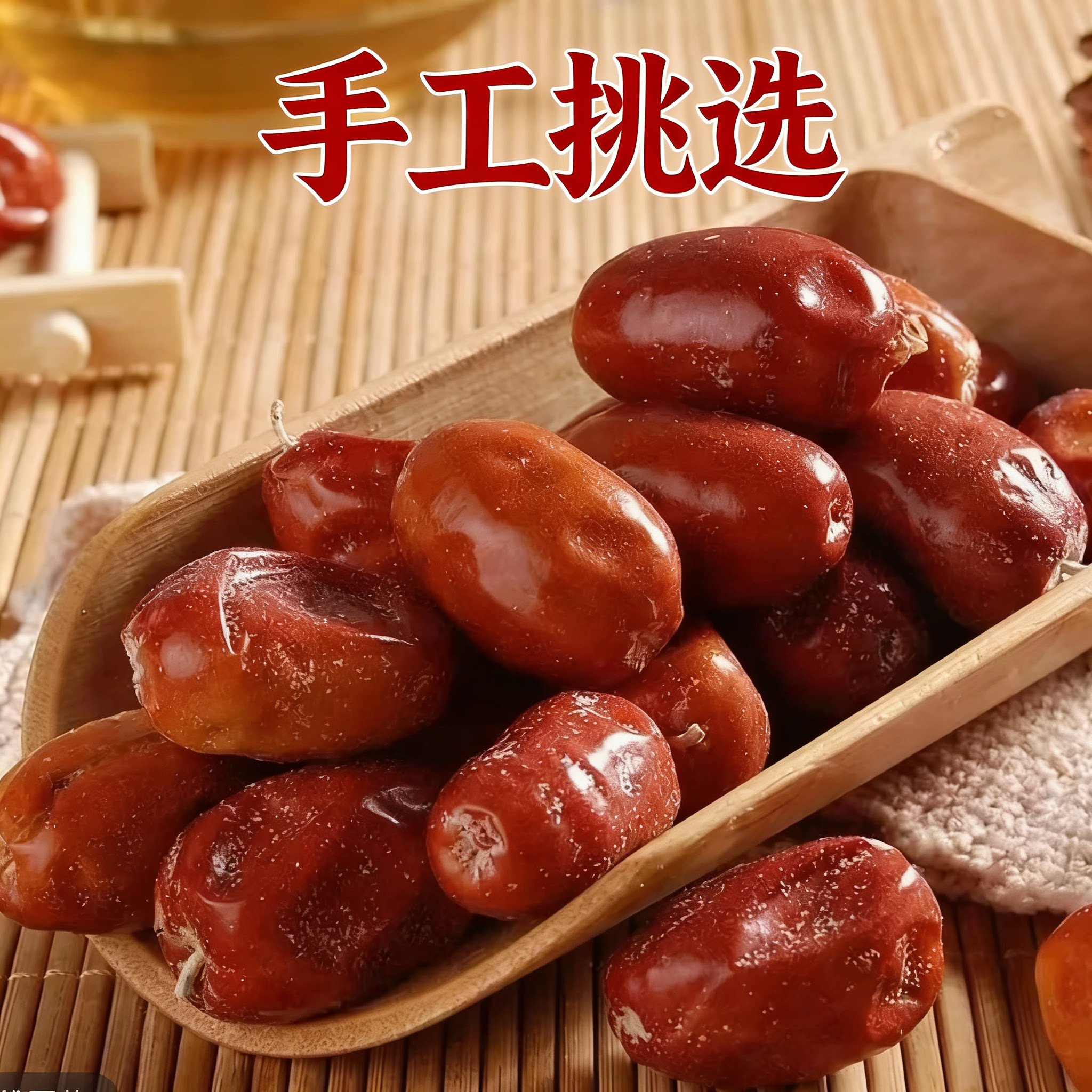 新货大红沙枣新疆特产大沙枣宁夏原味干果红枣子新鲜泡茶煲汤零食