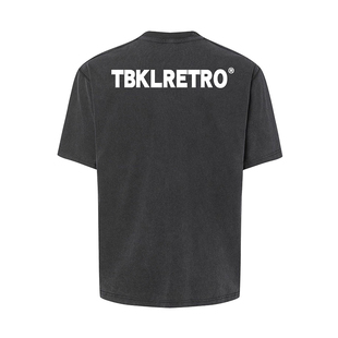 TBKL基础板正圆领T恤男短袖夏季tbklretro美式纯色健身运动上衣潮