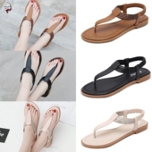 summer flat women 夏季 sandals flops 女休闲平底鞋 flip 凉鞋