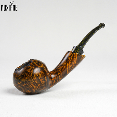 石楠木烟斗苹果弯式606型烟袋锅
