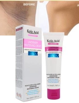 Kojic Acid Women Armpit underarm Whitening Cream Nipple pink