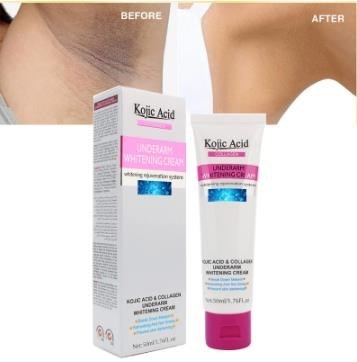 Kojic Acid Women Armpit underarm Whitening Cream Nipple pink