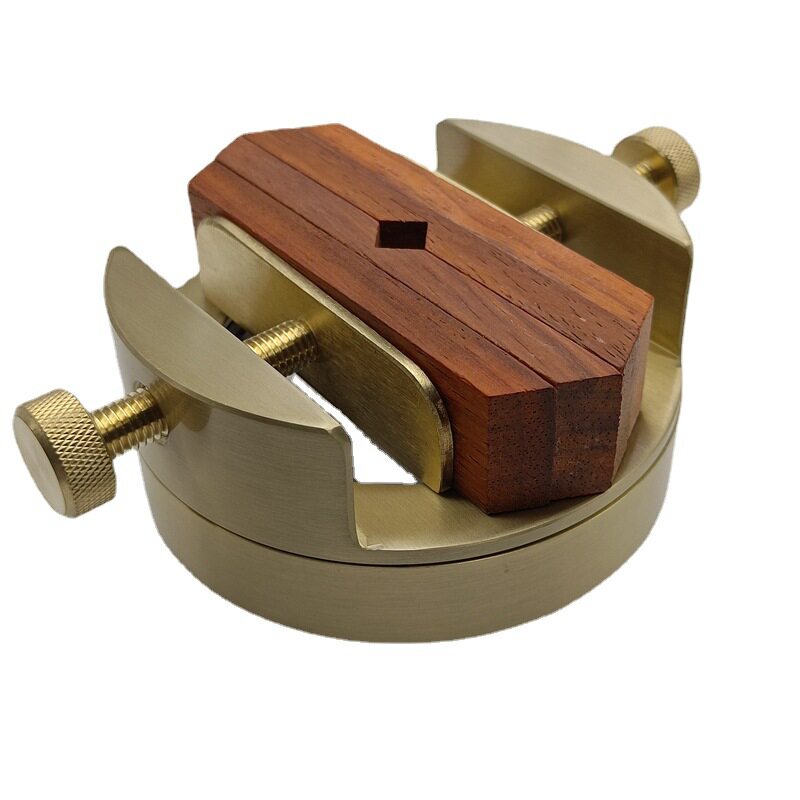 双头一体纯黄铜印床 篆刻工具用品 旋转灵活不卡顿质量非常好包i.图片