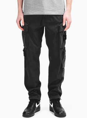 罗盘30702 'OLD' DYE TREATMENT COMPASS BADGE多口袋工装裤长裤