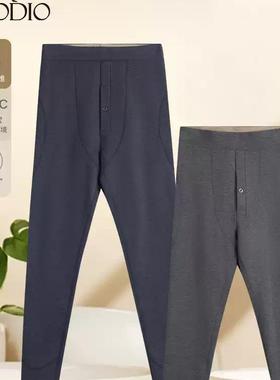 歌帝专柜同款羊毛保暖裤加绒加厚发热高腰护膝绒裤男秋冬GDB6461X