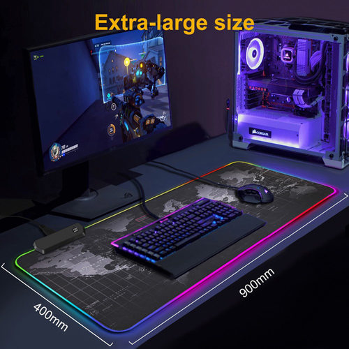 Luminous mouse pad, gaming LED desk pad,keyboard pad鼠标垫