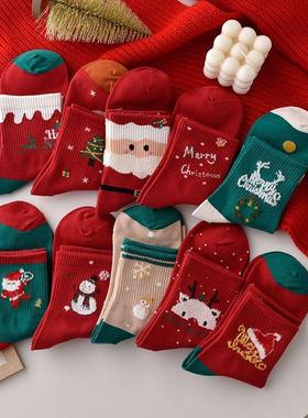 Christmas StockingChildren's Socks圣诞袜子冬季红色本命年袜子