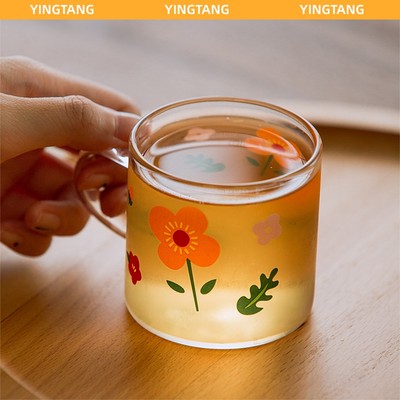 玻璃小茶杯耐热功夫透明凉水