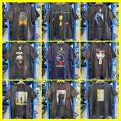 短袖 高品质Saint Michael复古水洗做旧T恤25新款 小众设计感做旧潮