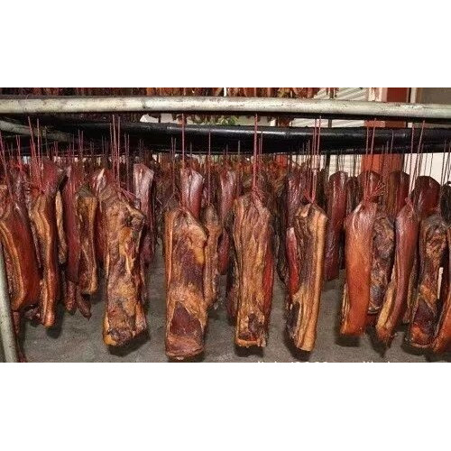 湖北恩施烟熏腊前腿腊肉腊五花肉柴火土炕特产腊五花肉烟熏腊肉