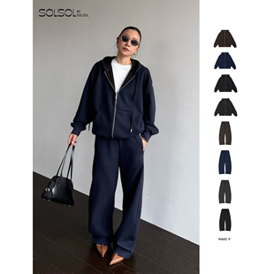 小弯刀裤 MAKE 加绒连帽大卫衣 设计师25秋冬新品 SOLSOL买手店